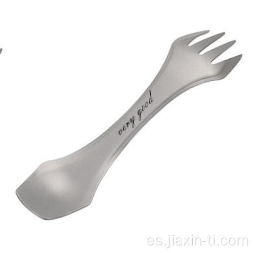 Titanio super fuerte 3 en 1 set Spork